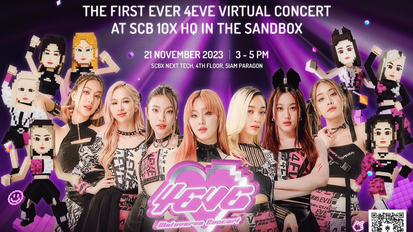 ครั้งแรกของ 4EVE กับมินิคอนเสิร์ตเสมือนจริงบน Metaverse ใน The Sandbox