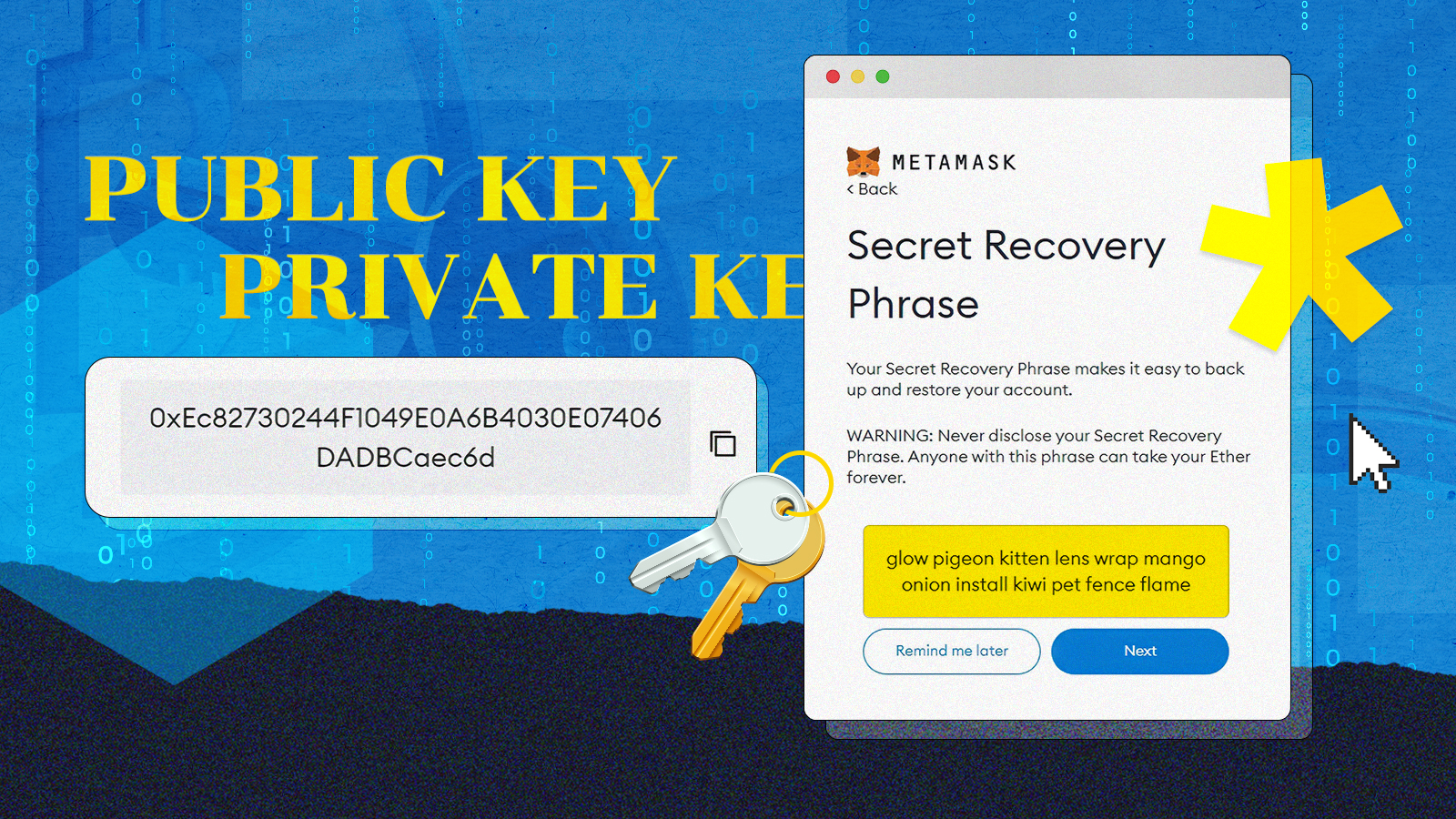 คีย์สาธารณะและคีย์ส่วนตัว-Public Key & Private Key